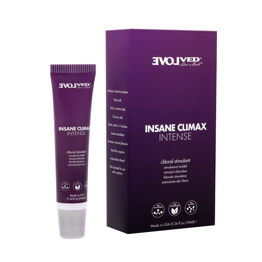 Evolved Insane Climax Intense Clitoral Stimulation Gel 10 Ml Tube