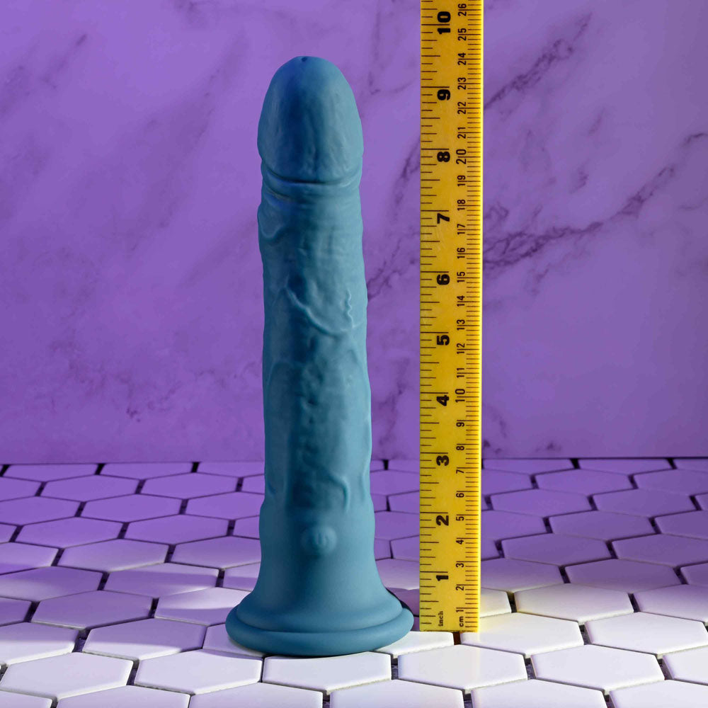Evolved Tsunami Blue 18.4 Cm Usb Rechargeable Vibrating Dong With Remote Control