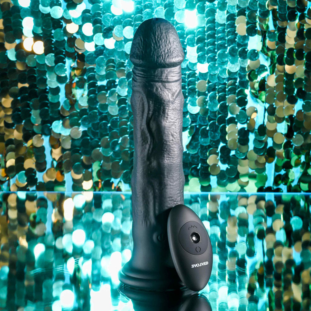 Evolved Black Thunder Black 25 Cm Usb Rechargeable Vibrator