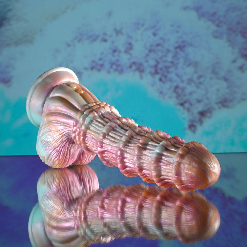 Evolved Fantasy Multicoloured 27.6 Cm Usb Rechargeable Vibrating Fantasy Dildo With Remote