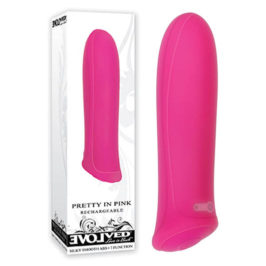 Evolved Pretty In Pink Pink 8.6 Cm (3.4'') Usb Rechargeable Bullet