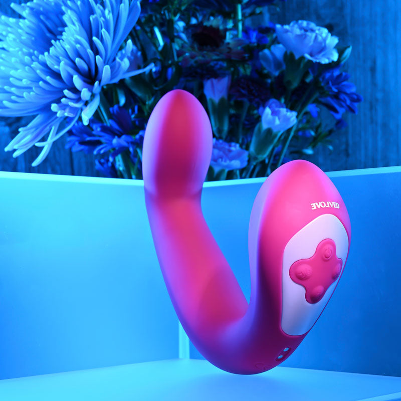 Evolved Buck Wild Pink Usb Rechargeable Flicking Vibrator