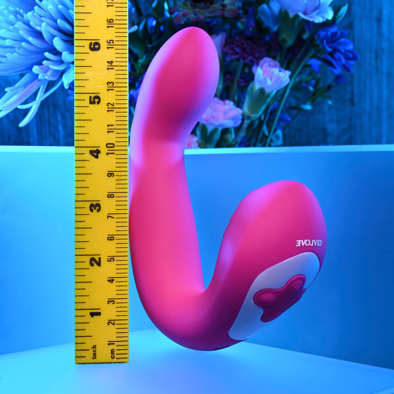 Evolved Buck Wild Pink Usb Rechargeable Flicking Vibrator