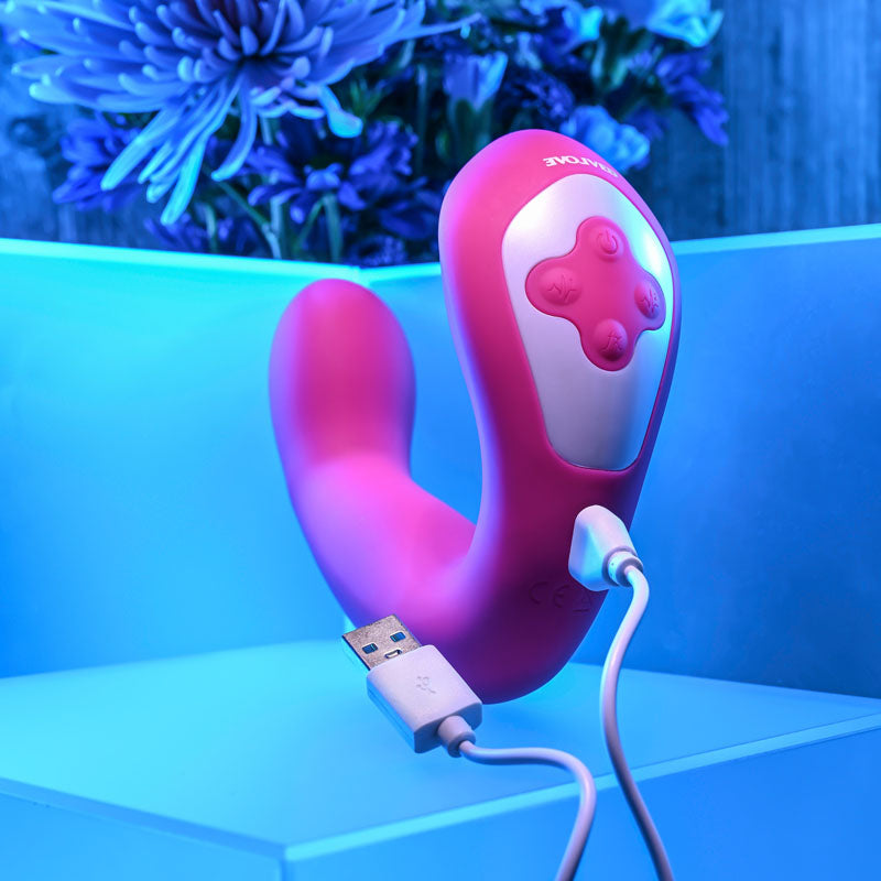 Evolved Buck Wild Pink Usb Rechargeable Flicking Vibrator