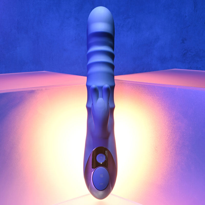 Evolved The Ringer Blue 23.8 Cm Usb Rechargeable Rabbit Vibrator