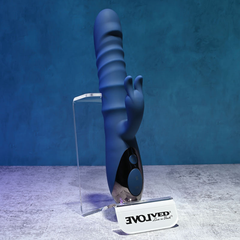 Evolved The Ringer Blue 23.8 Cm Usb Rechargeable Rabbit Vibrator