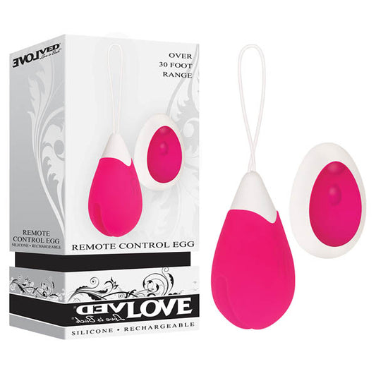 Evolved Remote Control Egg Pink Usb Rechargeable Egg With Wireless Remote Control