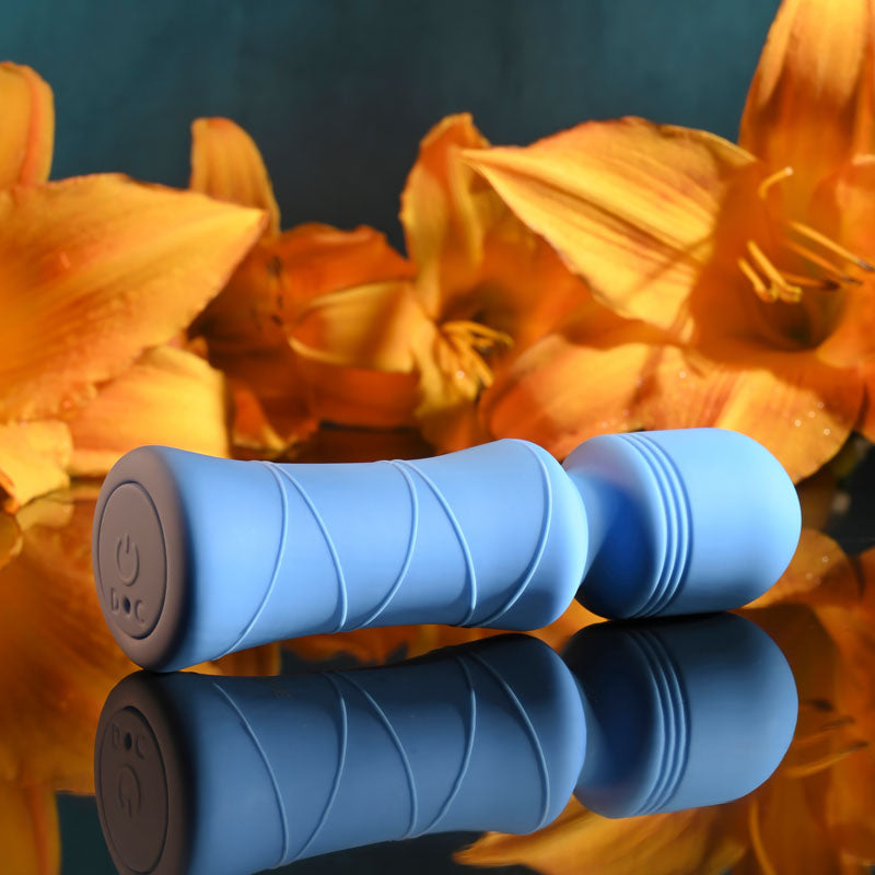 Evolved Out Of The Blue Blue 10.5 Cm Usb Rechargeable Mini Massager Wand