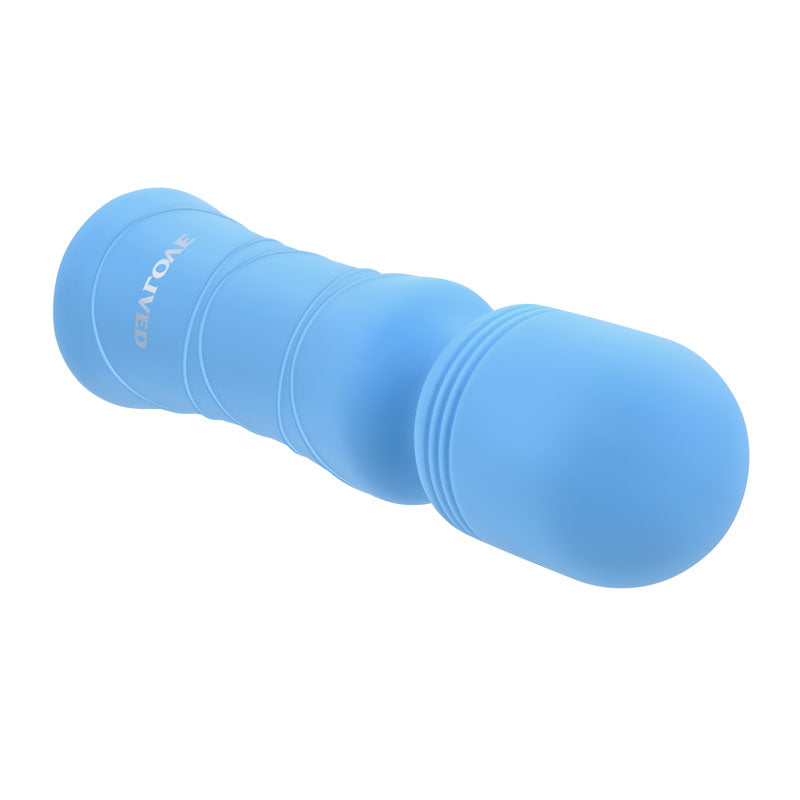 Evolved Out Of The Blue Blue 10.5 Cm Usb Rechargeable Mini Massager Wand