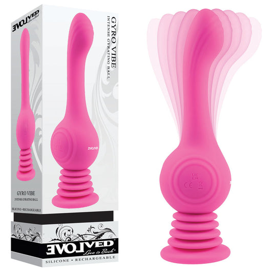 Evolved Gyro Vibe Pink 24.8 Cm Usb Rechargeable Super Vibrator