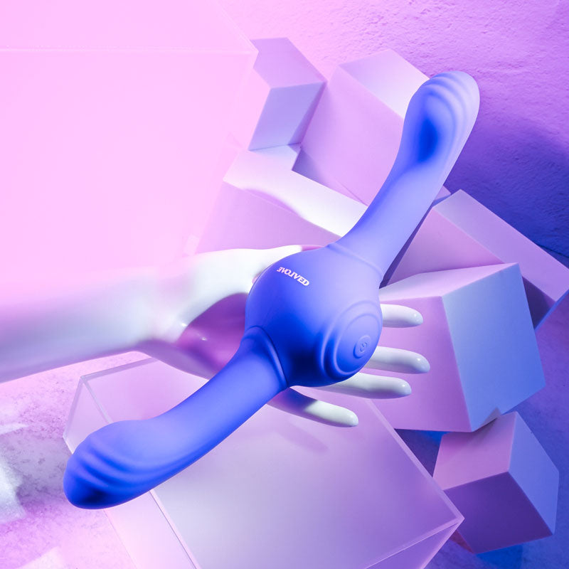 Evolved Our Gyro Vibe Purple 29.5 Cm Usb Rechargeable Super Double Vibrator