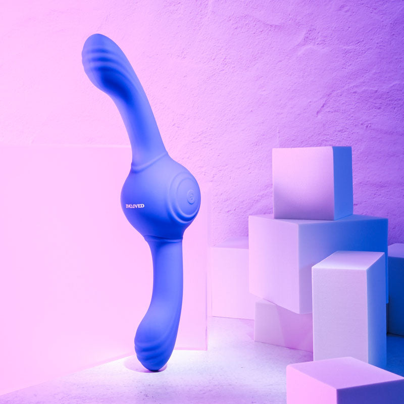Evolved Our Gyro Vibe Purple 29.5 Cm Usb Rechargeable Super Double Vibrator