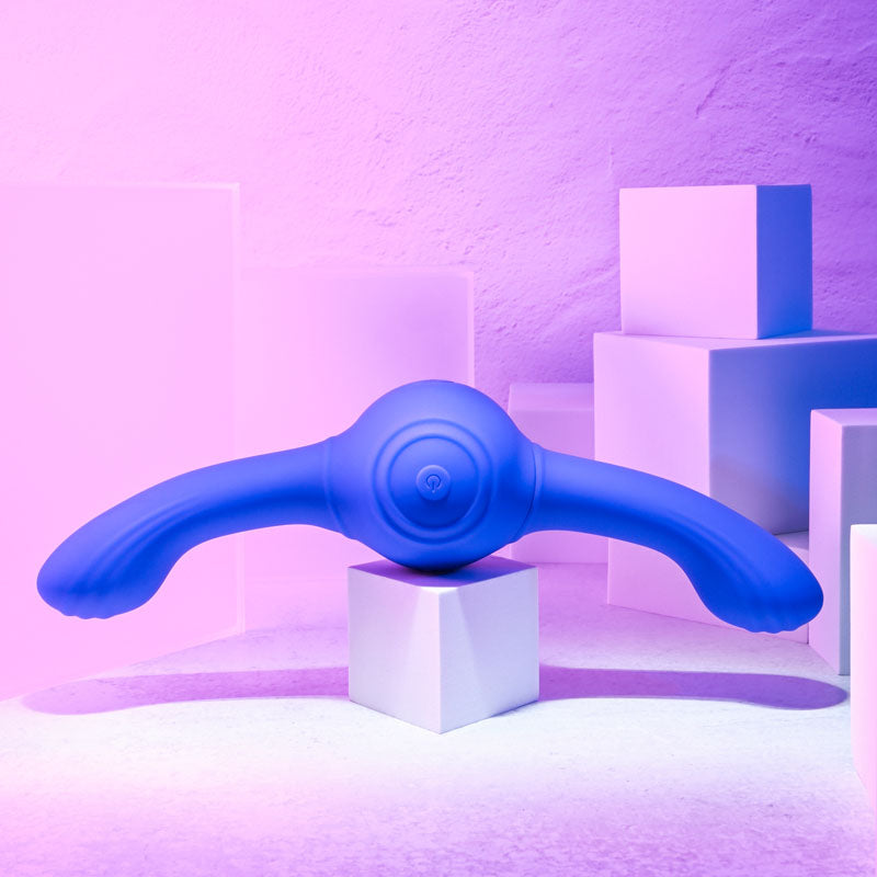 Evolved Our Gyro Vibe Purple 29.5 Cm Usb Rechargeable Super Double Vibrator