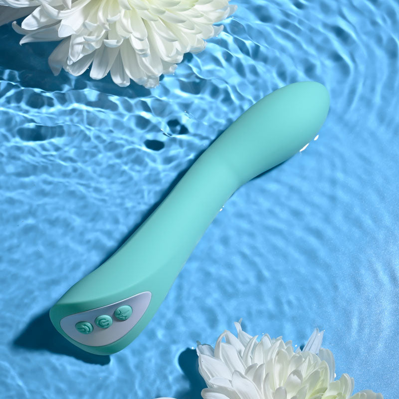 Evolved Come With Me Teal 20.3 Cm Usb Rechargeable Vibrator With Flicking Head