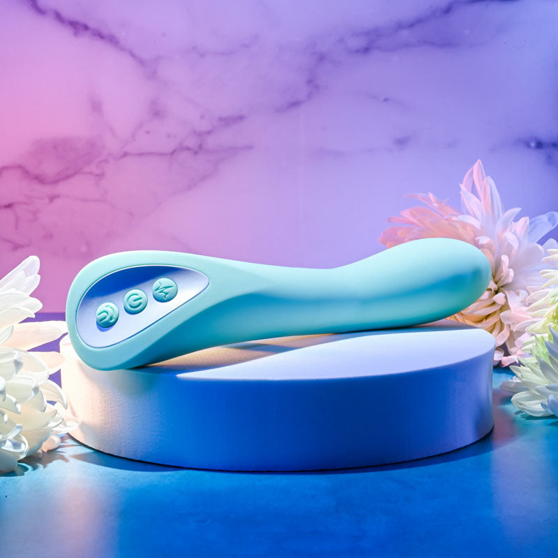 Evolved Come With Me Teal 20.3 Cm Usb Rechargeable Vibrator With Flicking Head