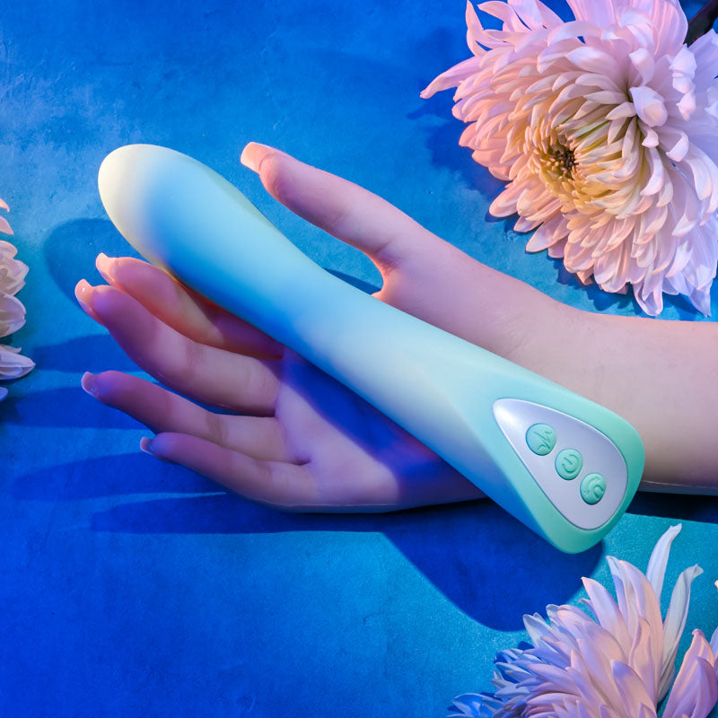 Evolved Come With Me Teal 20.3 Cm Usb Rechargeable Vibrator With Flicking Head