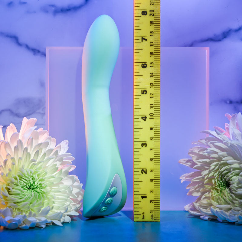 Evolved Come With Me Teal 20.3 Cm Usb Rechargeable Vibrator With Flicking Head