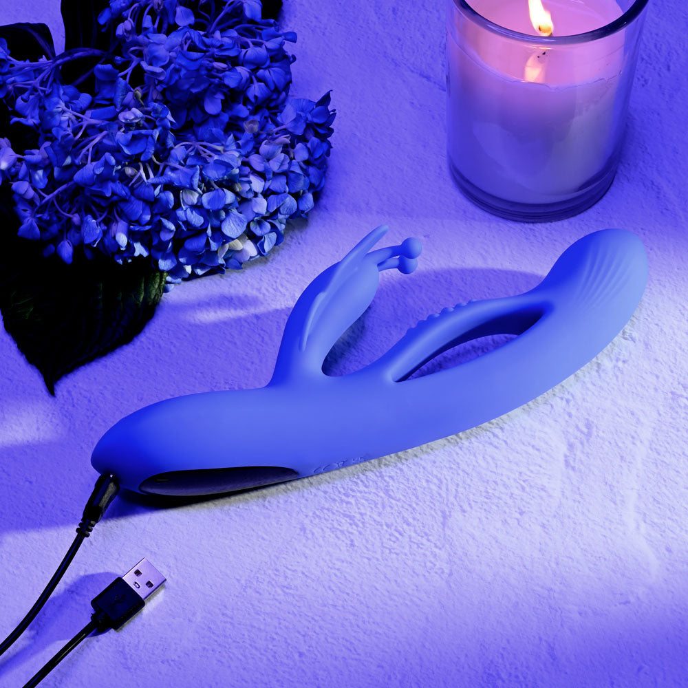 Evolved Butterfly Dreams Purple 23.8 Cm Usb Rechargeable Butterfly Vibrator