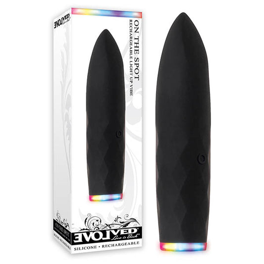Evolved On The Spot Black 9.1 Cm (3.6'') Usb Rechargeable Bullet