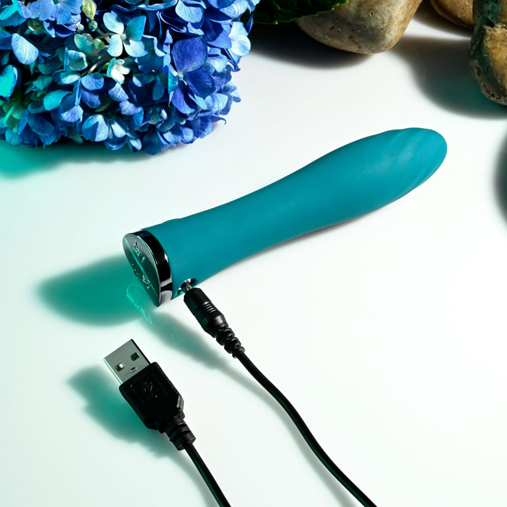 Evolved Ultra Wave Blue 13 Cm Usb Rechargeable Mini Vibrator