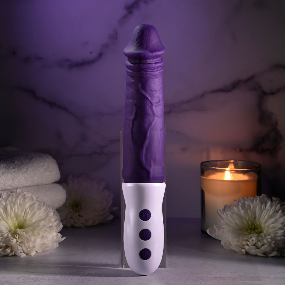 Evolved Plum Thrust Purple 29 Cm Usb Rechargeable Thrusting Vibrator