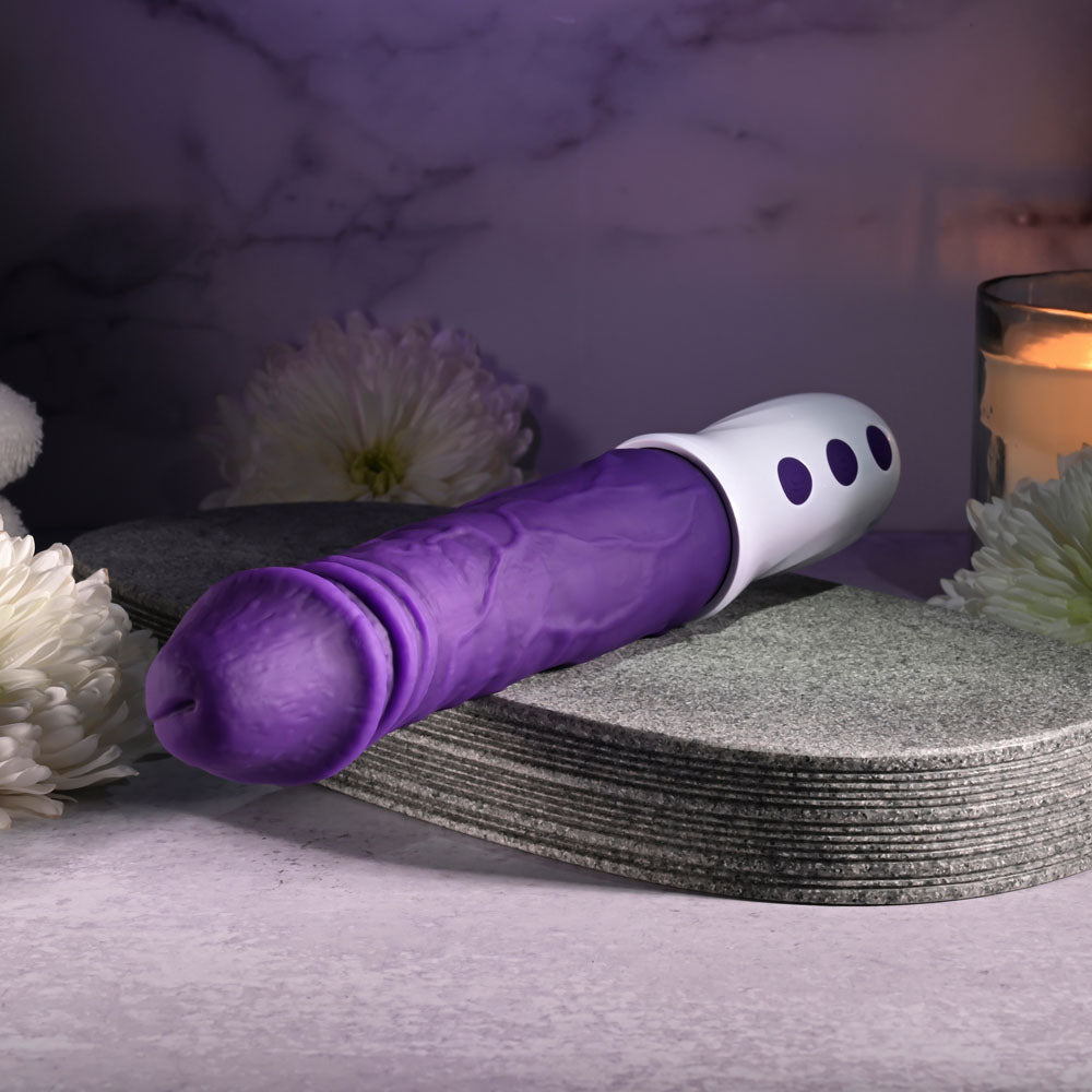 Evolved Plum Thrust Purple 29 Cm Usb Rechargeable Thrusting Vibrator