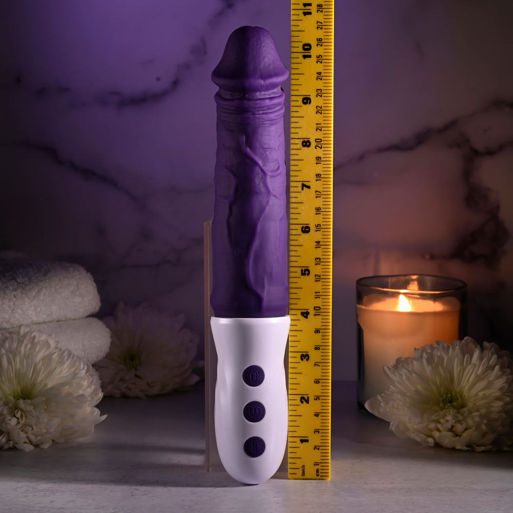 Evolved Plum Thrust Purple 29 Cm Usb Rechargeable Thrusting Vibrator