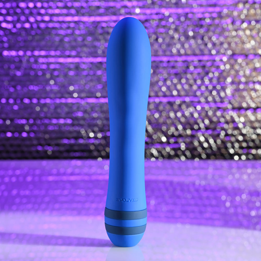 Evolved The Pleaser Blue 16.5 Cm Usb Rechargeable Vibrator