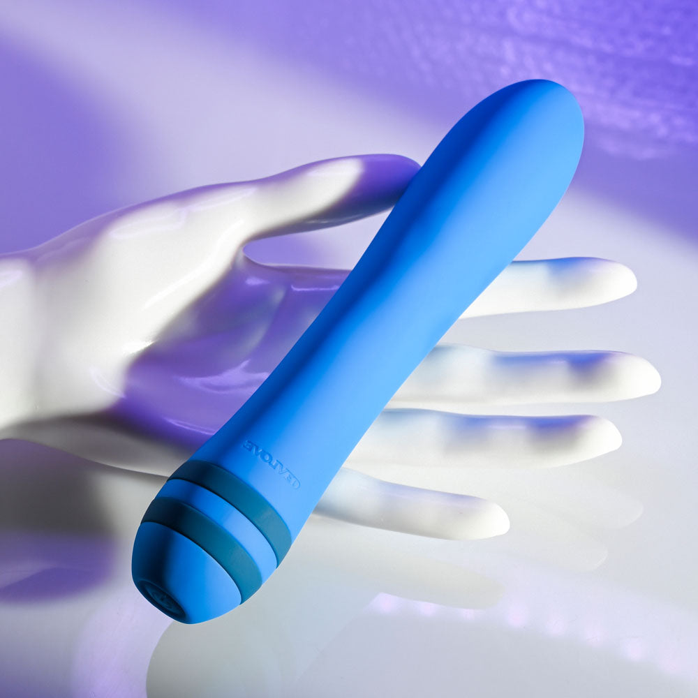 Evolved The Pleaser Blue 16.5 Cm Usb Rechargeable Vibrator