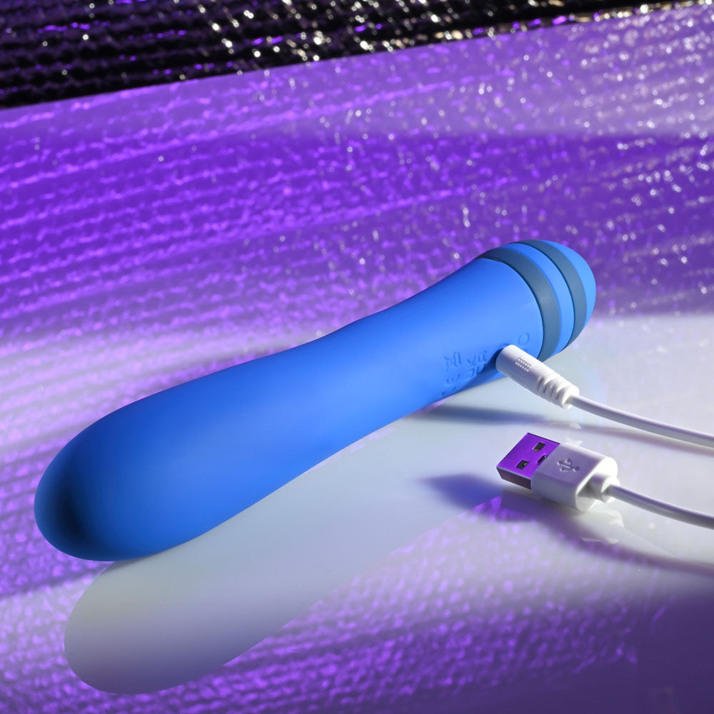 Evolved The Pleaser Blue 16.5 Cm Usb Rechargeable Vibrator