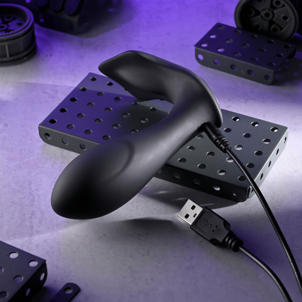 Evolved Take Me Out Black Usb Rechargeable Wearable Vibrator With Remote Control