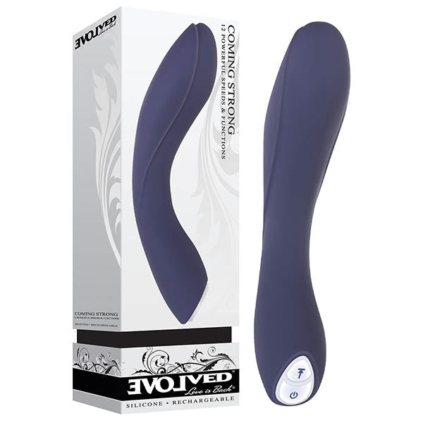 Evolved Coming Strong Navy Blue 119 Cm (7.5'') Usb Rechargeable Vibrator