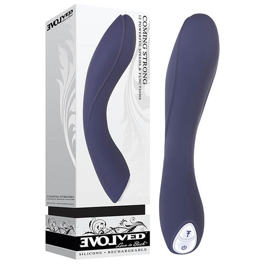 Evolved Coming Strong Navy Blue 119 Cm (7.5'') Usb Rechargeable Vibrator