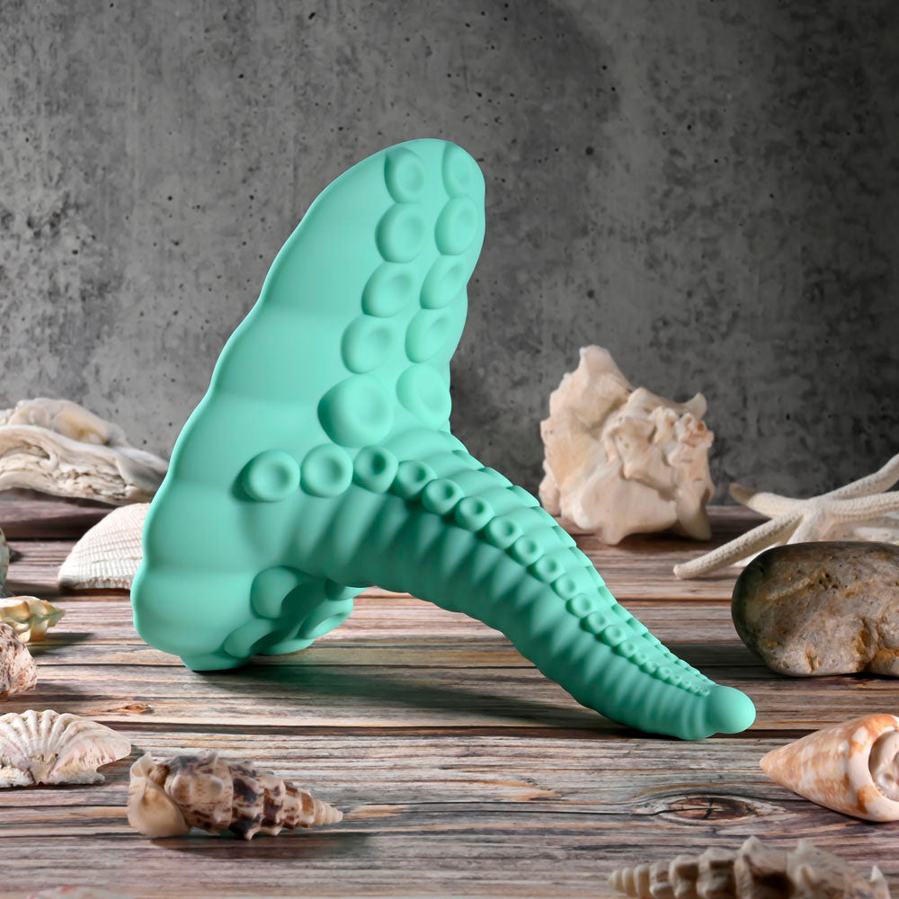 Evolved Tentacle Grinder Green Usb Rechargeable Fantasy Grinder Pad With Wireless Remote