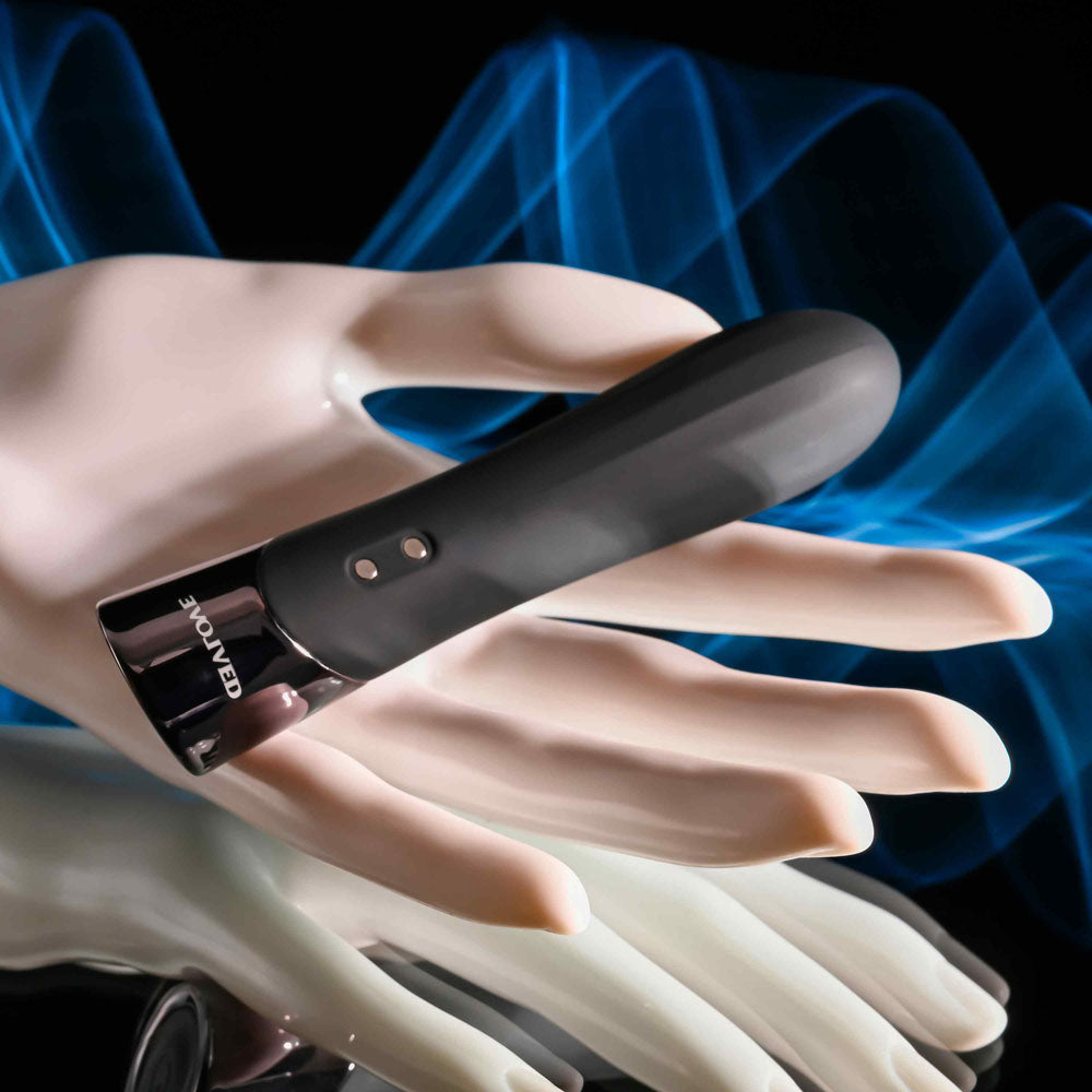 Evolved Back In Black Black 11.9 Cm Usb Rechargeable Bullet