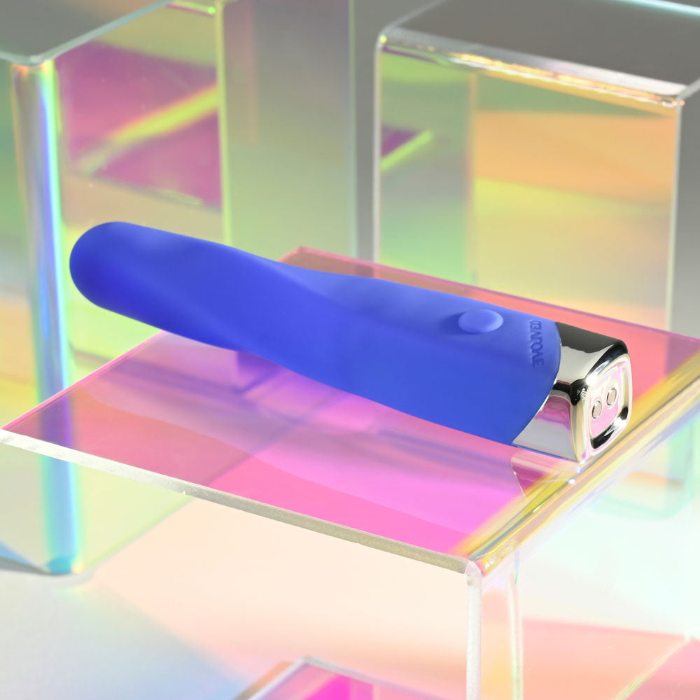Evolved Twisted Temptation Blue 12 Cm Usb Rechargeable Bullet