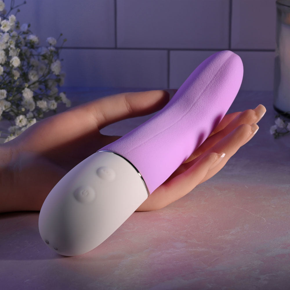 Evolved Slip Of The Tongue Purple 21.1 Cm Usb Rechargeable Flicking Tongue Vibrator