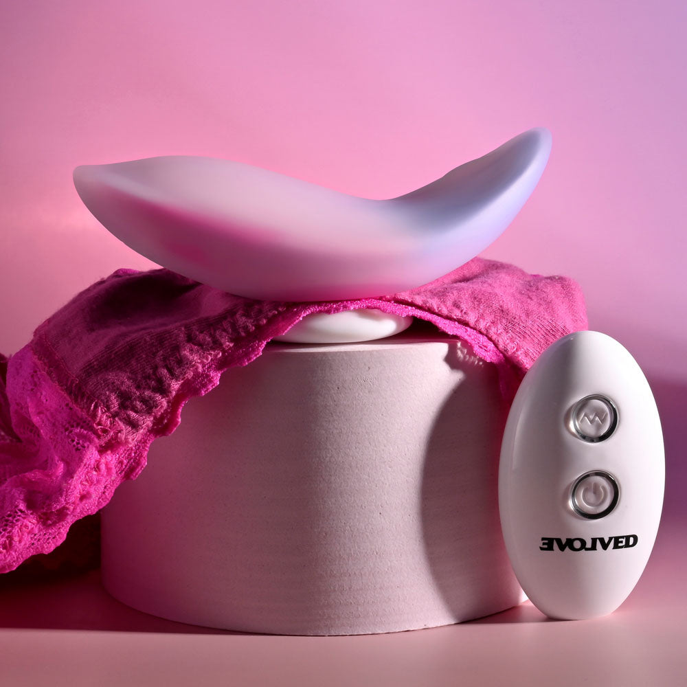 Evolved Paradise Panty Pink/Purple Usb Rechargeable Panty Vibrator With Remote Control