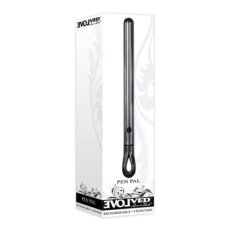 Evolved Pen Pal Metallic 11.3 Cm Usb Rechargeable Vibrator