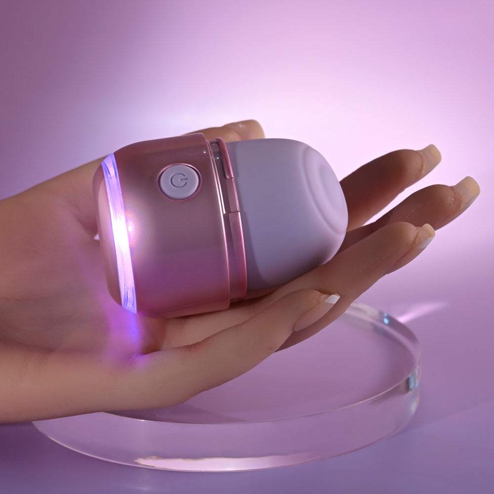 Evolved Vacation Vibes Tapping Pink 8.5 Cm Usb Rechargeable Tapping Stimulator