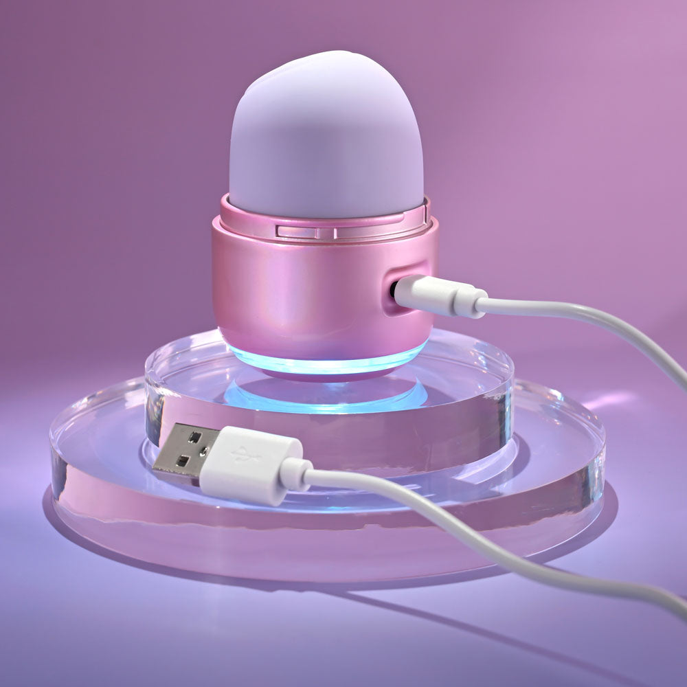 Evolved Vacation Vibes Tapping Pink 8.5 Cm Usb Rechargeable Tapping Stimulator