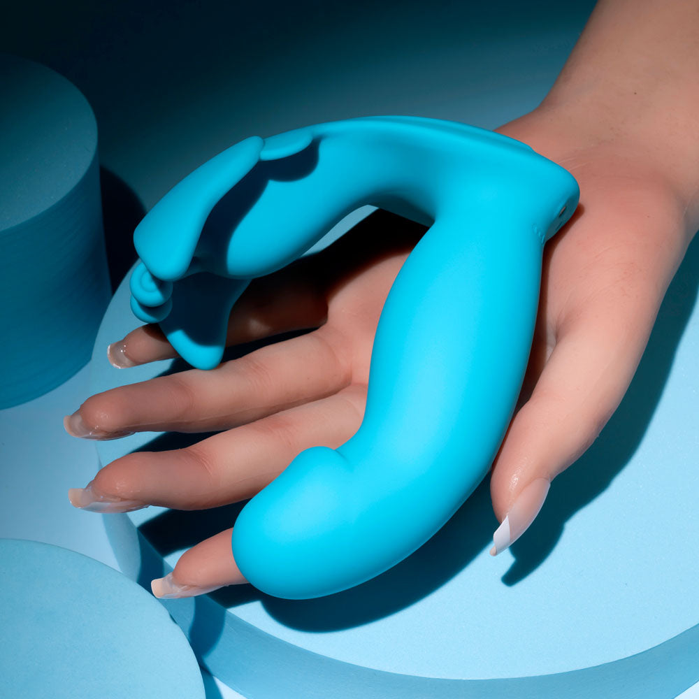 Evolved Spread Your Wings Blue Usb Rechargeable Wearable Butterfly Vibrator