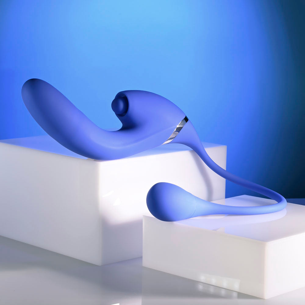 Evolved All In Purple Usb Recahrgeable Triple Stimulating Vibrator