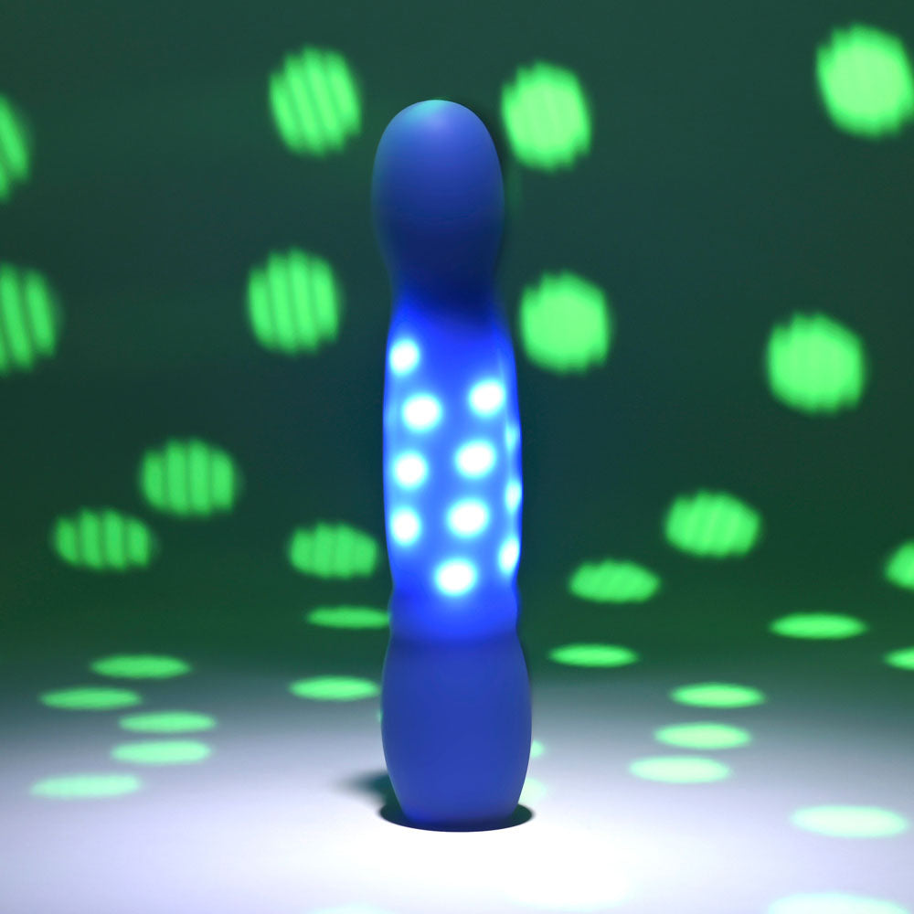 Evolved Disco Diva Blue 20.9 Cm Usb Rechargeable Light Up Vibrator