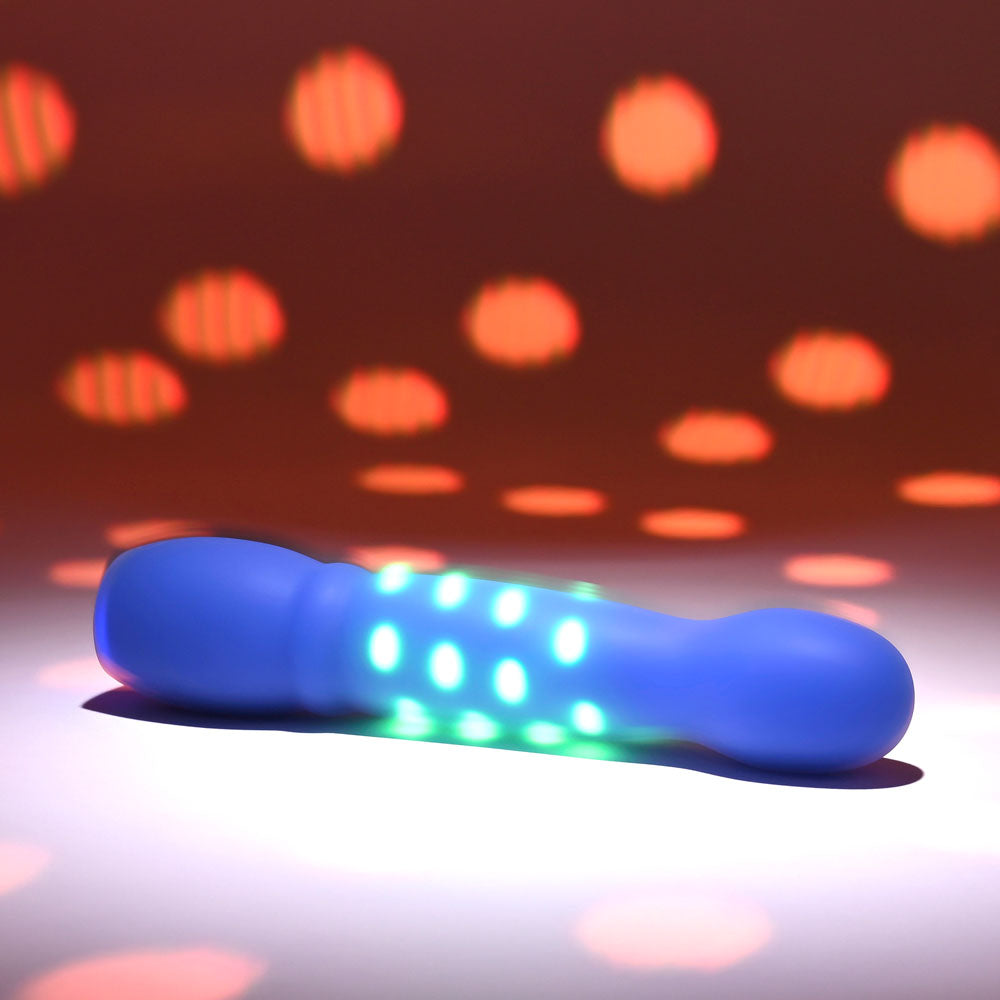 Evolved Disco Diva Blue 20.9 Cm Usb Rechargeable Light Up Vibrator