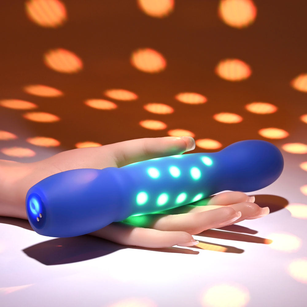 Evolved Disco Diva Blue 20.9 Cm Usb Rechargeable Light Up Vibrator