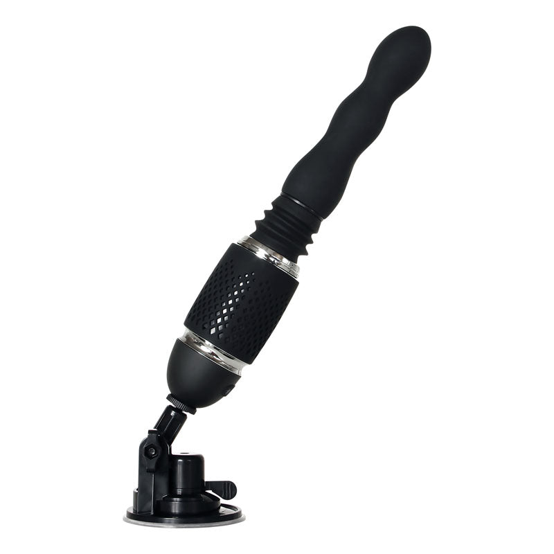 Evolved Thrust & Go Black 15 Cm Usb Rechargeable Thrusting Vibrator With Interchangable Shafts