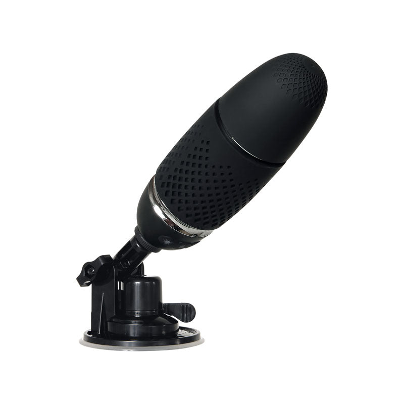 Evolved Thrust & Go Black 15 Cm Usb Rechargeable Thrusting Vibrator With Interchangable Shafts