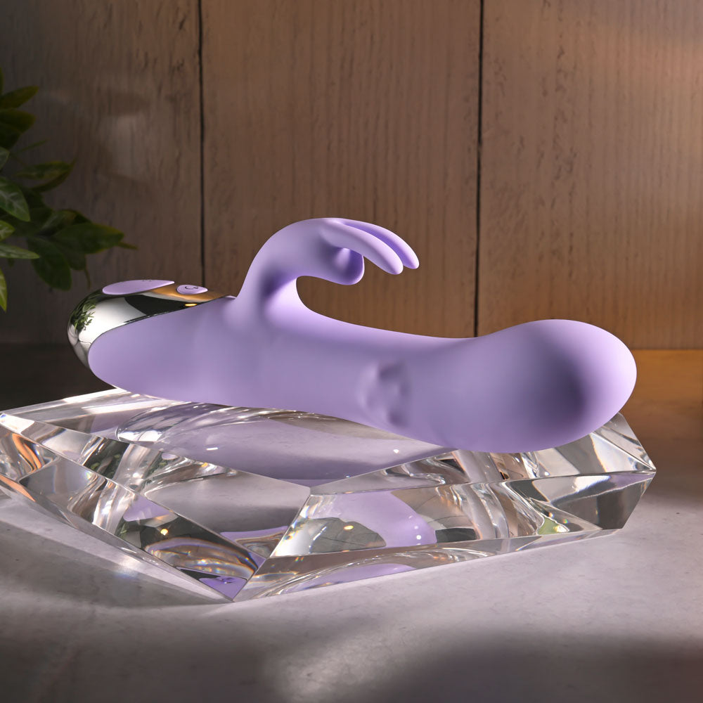 Evolved Spinderella Purple Usb Rechargeable Rabbit Vibrator