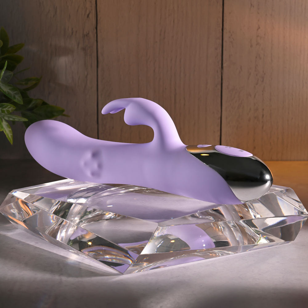 Evolved Spinderella Purple Usb Rechargeable Rabbit Vibrator